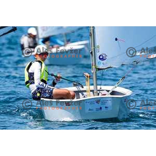 sailing competition at 2025 Optimist World Championship in Portoroz, Slovenia on July 3, 2025