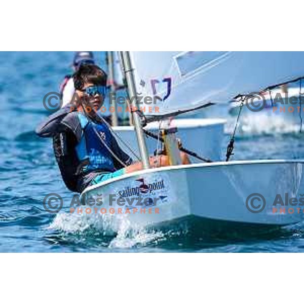 sailing competition at 2025 Optimist World Championship in Portoroz, Slovenia on July 3, 2025