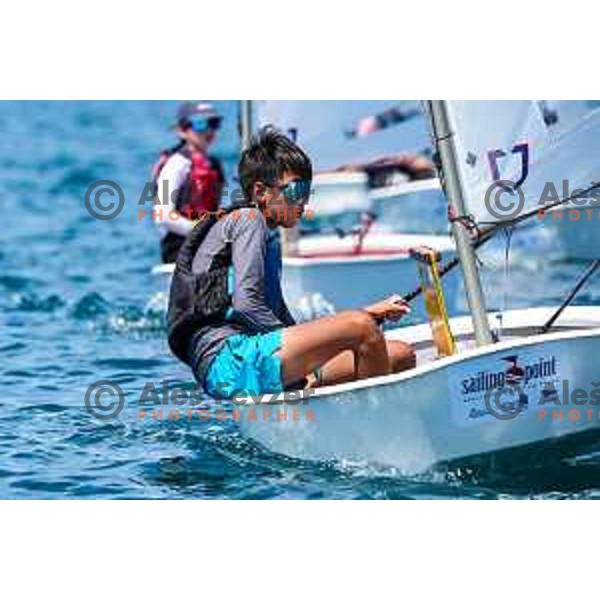 sailing competition at 2025 Optimist World Championship in Portoroz, Slovenia on July 3, 2025