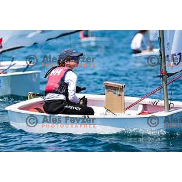 sailing competition at 2025 Optimist World Championship in Portoroz, Slovenia on July 3, 2025