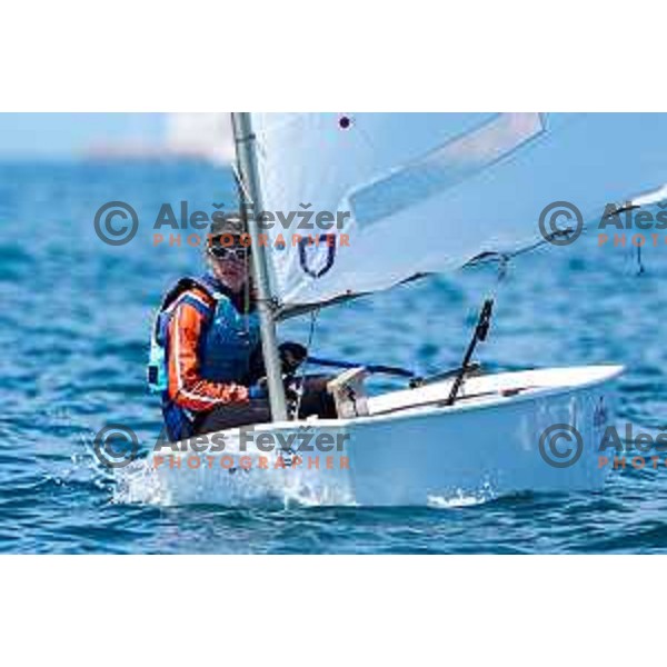sailing competition at 2025 Optimist World Championship in Portoroz, Slovenia on July 3, 2025