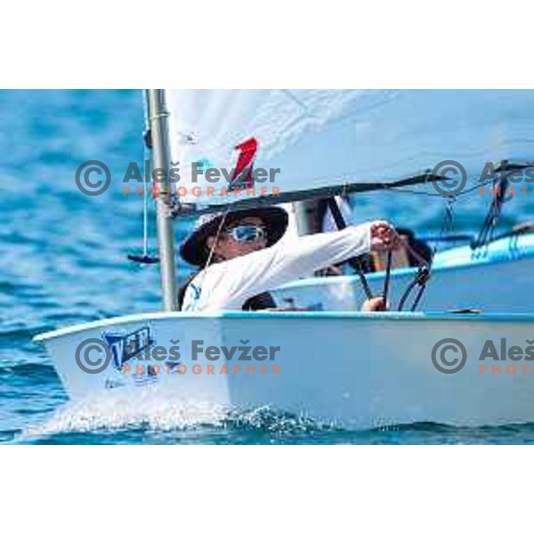 sailing competition at 2025 Optimist World Championship in Portoroz, Slovenia on July 3, 2025