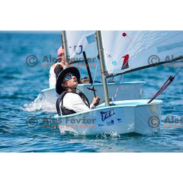 sailing competition at 2025 Optimist World Championship in Portoroz, Slovenia on July 3, 2025