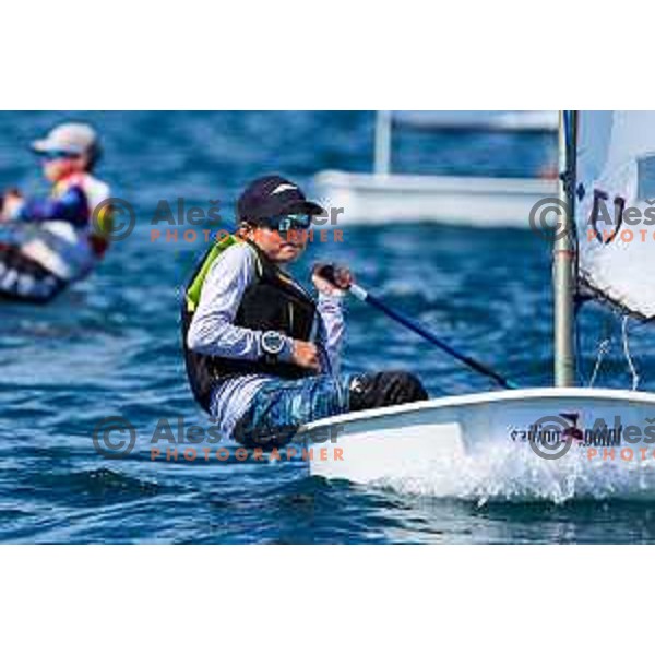 sailing competition at 2025 Optimist World Championship in Portoroz, Slovenia on July 3, 2025