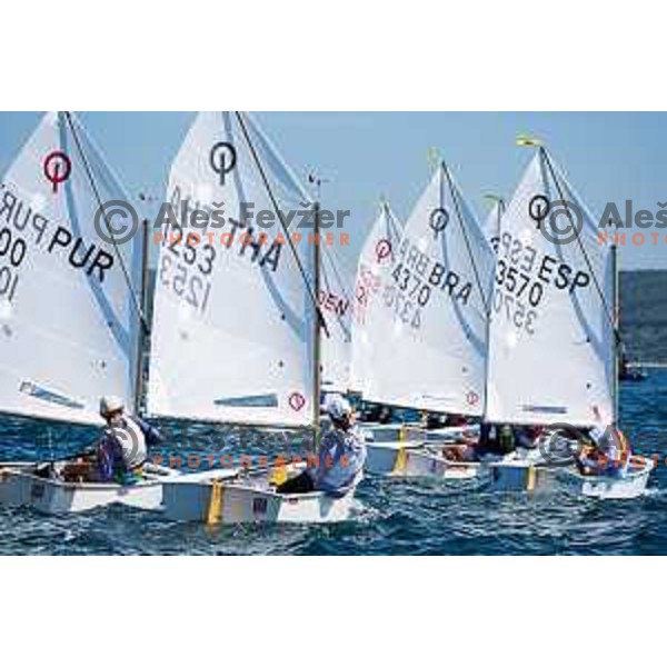 sailing competition at 2025 Optimist World Championship in Portoroz, Slovenia on July 3, 2025
