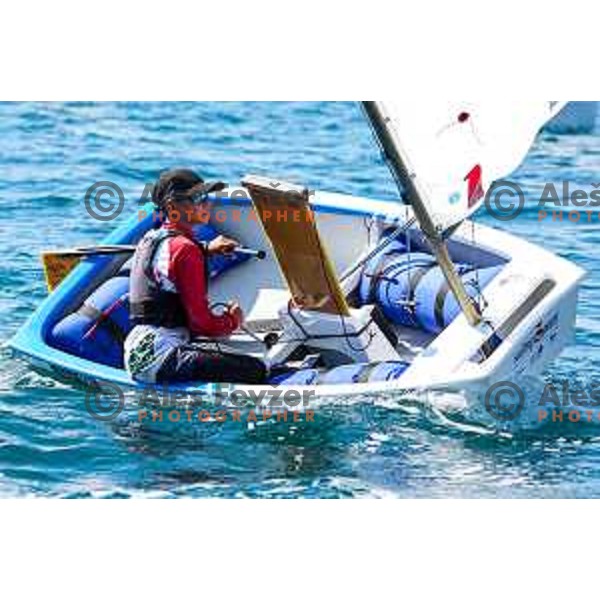 sailing competition at 2025 Optimist World Championship in Portoroz, Slovenia on July 3, 2025