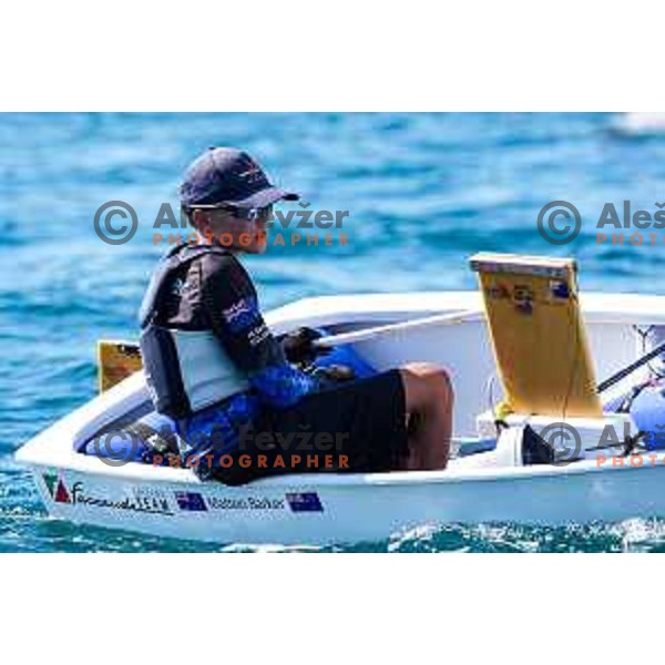 sailing competition at 2025 Optimist World Championship in Portoroz, Slovenia on July 3, 2025