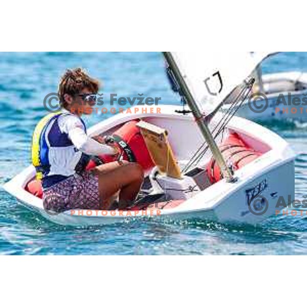sailing competition at 2025 Optimist World Championship in Portoroz, Slovenia on July 3, 2025