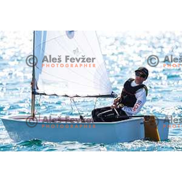 sailing competition at 2025 Optimist World Championship in Portoroz, Slovenia on July 3, 2025