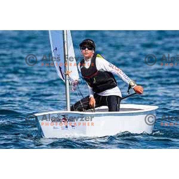 sailing competition at 2025 Optimist World Championship in Portoroz, Slovenia on July 3, 2025