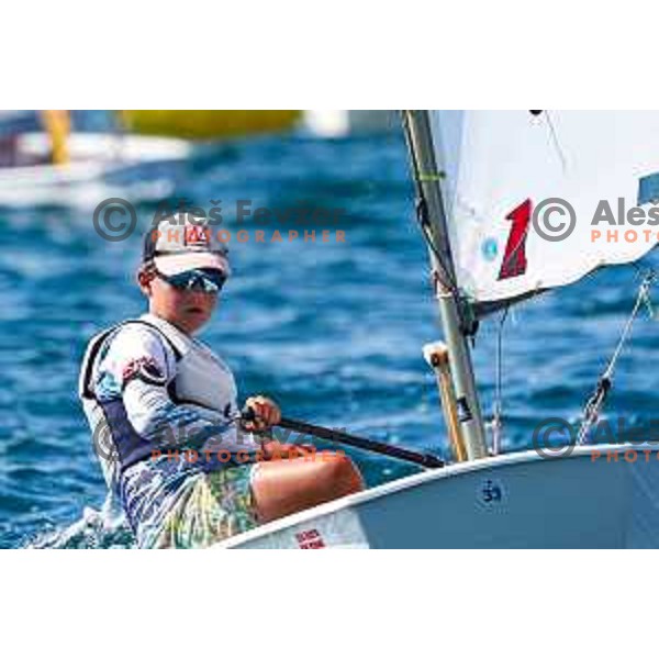 sailing competition at 2025 Optimist World Championship in Portoroz, Slovenia on July 3, 2025