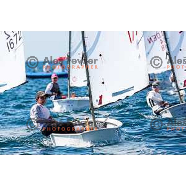 sailing competition at 2025 Optimist World Championship in Portoroz, Slovenia on July 3, 2025