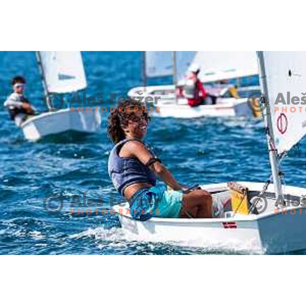 sailing competition at 2025 Optimist World Championship in Portoroz, Slovenia on July 3, 2025