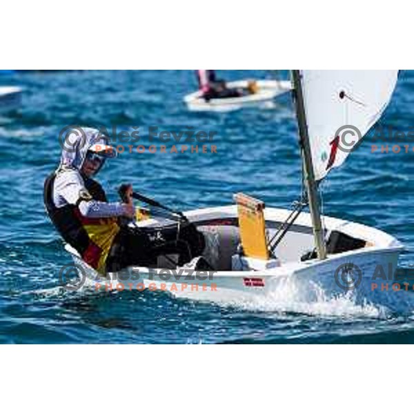 sailing competition at 2025 Optimist World Championship in Portoroz, Slovenia on July 3, 2025