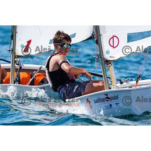 sailing competition at 2025 Optimist World Championship in Portoroz, Slovenia on July 3, 2025
