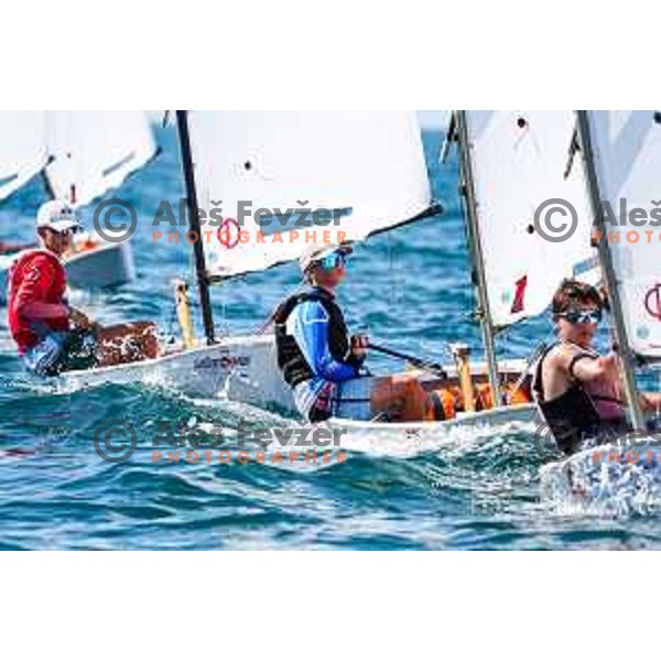 sailing competition at 2025 Optimist World Championship in Portoroz, Slovenia on July 3, 2025