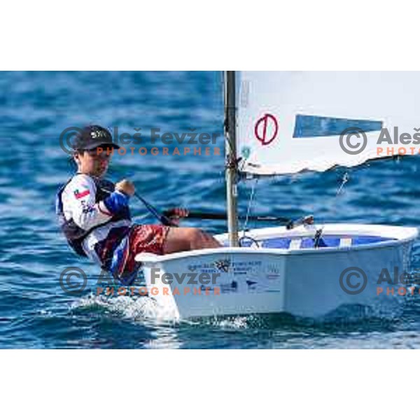 sailing competition at 2025 Optimist World Championship in Portoroz, Slovenia on July 3, 2025