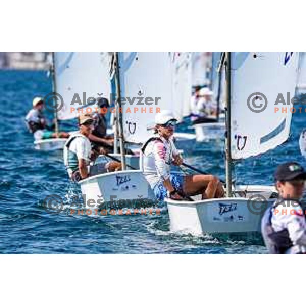 sailing competition at 2025 Optimist World Championship in Portoroz, Slovenia on July 3, 2025