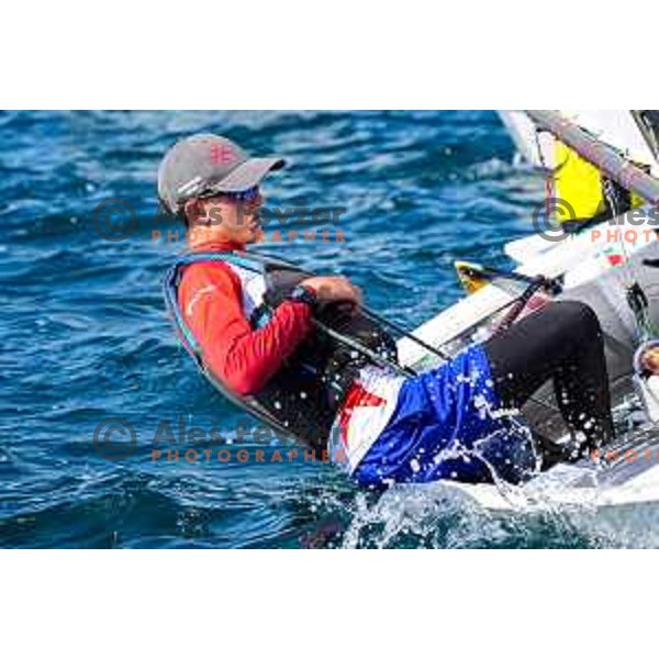 sailing competition at 2025 Optimist World Championship in Portoroz, Slovenia on July 3, 2025