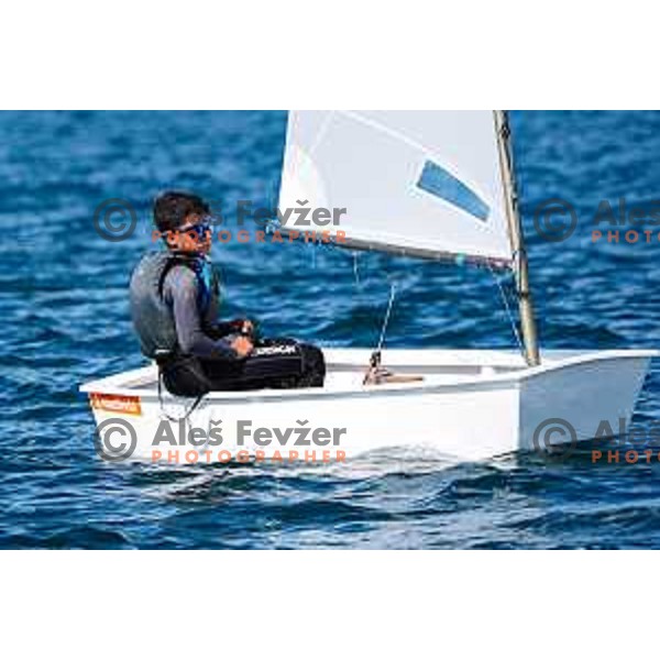 sailing competition at 2025 Optimist World Championship in Portoroz, Slovenia on July 3, 2025