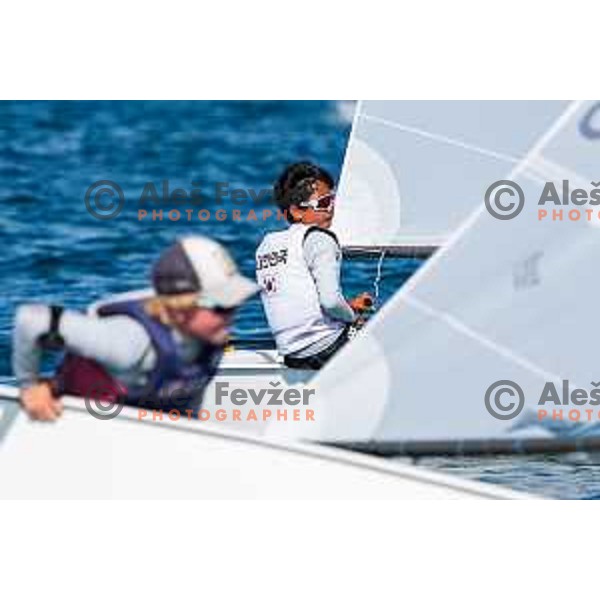 sailing competition at 2025 Optimist World Championship in Portoroz, Slovenia on July 3, 2025