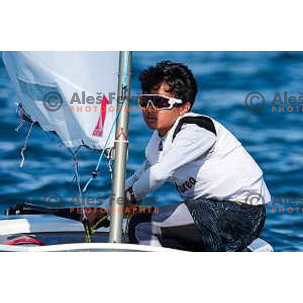 sailing competition at 2025 Optimist World Championship in Portoroz, Slovenia on July 3, 2025
