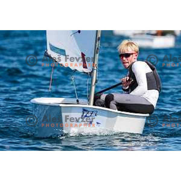 sailing competition at 2025 Optimist World Championship in Portoroz, Slovenia on July 3, 2025