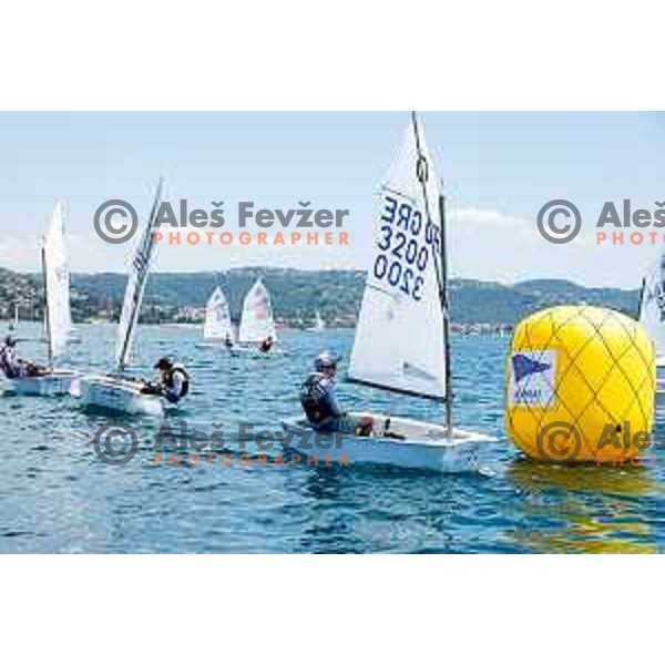 sailing competition at 2025 Optimist World Championship in Portoroz, Slovenia on July 3, 2025