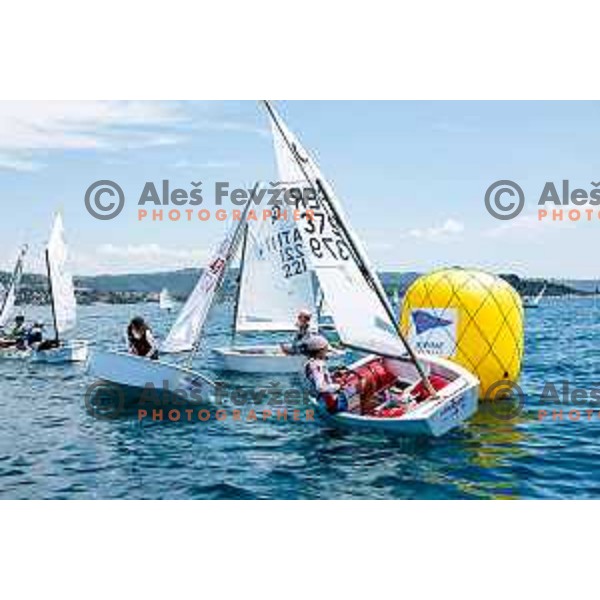sailing competition at 2025 Optimist World Championship in Portoroz, Slovenia on July 3, 2025