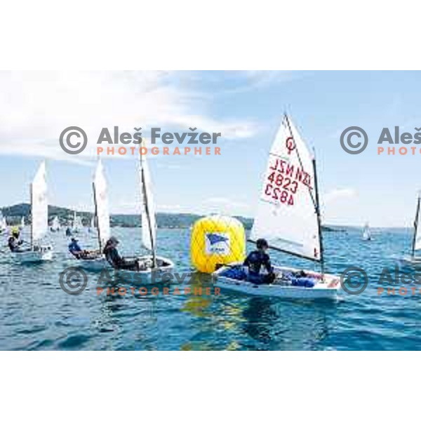 sailing competition at 2025 Optimist World Championship in Portoroz, Slovenia on July 3, 2025