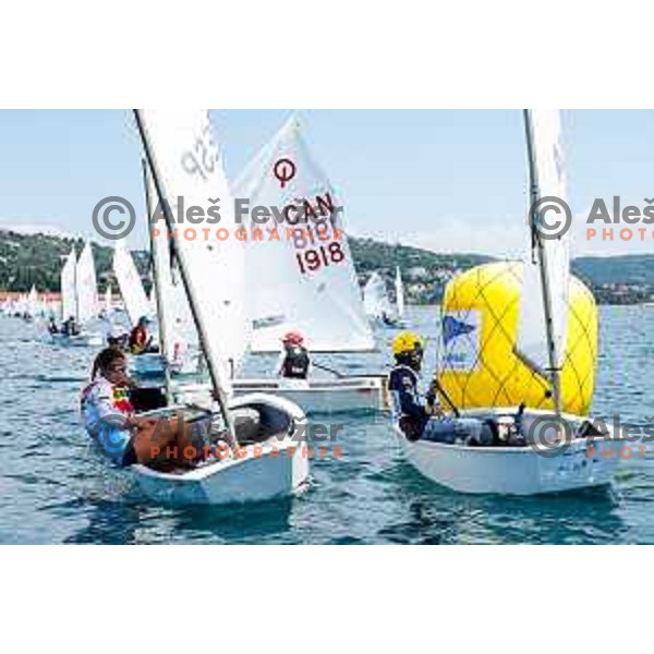 sailing competition at 2025 Optimist World Championship in Portoroz, Slovenia on July 3, 2025