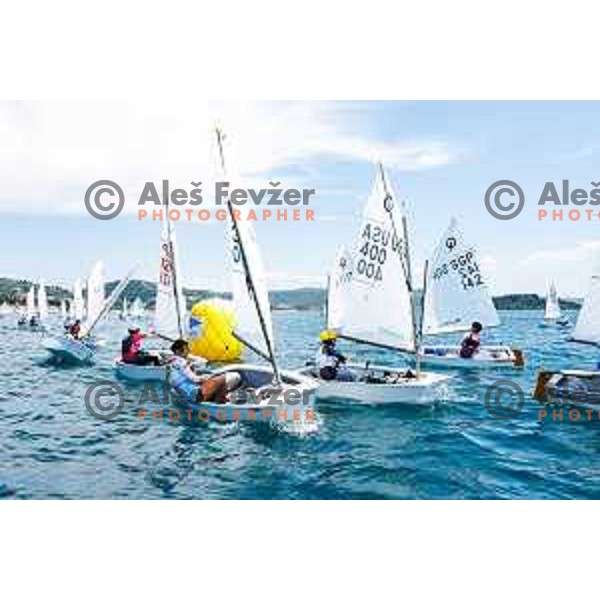 sailing competition at 2025 Optimist World Championship in Portoroz, Slovenia on July 3, 2025
