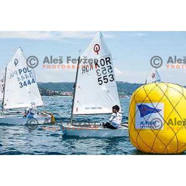 sailing competition at 2025 Optimist World Championship in Portoroz, Slovenia on July 3, 2025