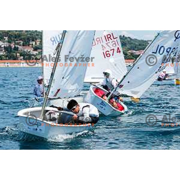 sailing competition at 2025 Optimist World Championship in Portoroz, Slovenia on July 3, 2025