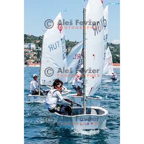 sailing competition at 2025 Optimist World Championship in Portoroz, Slovenia on July 3, 2025