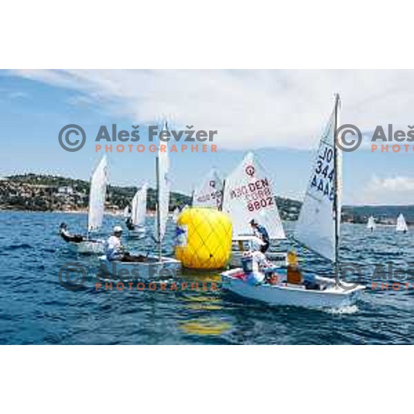 sailing competition at 2025 Optimist World Championship in Portoroz, Slovenia on July 3, 2025