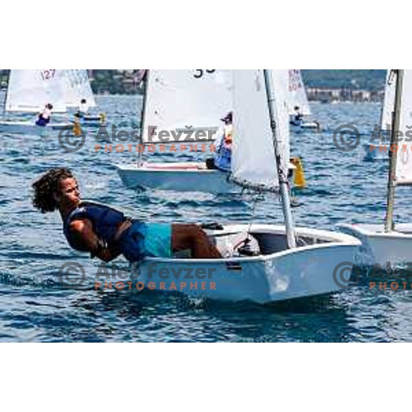 sailing competition at 2025 Optimist World Championship in Portoroz, Slovenia on July 3, 2025