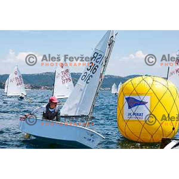 sailing competition at 2025 Optimist World Championship in Portoroz, Slovenia on July 3, 2025