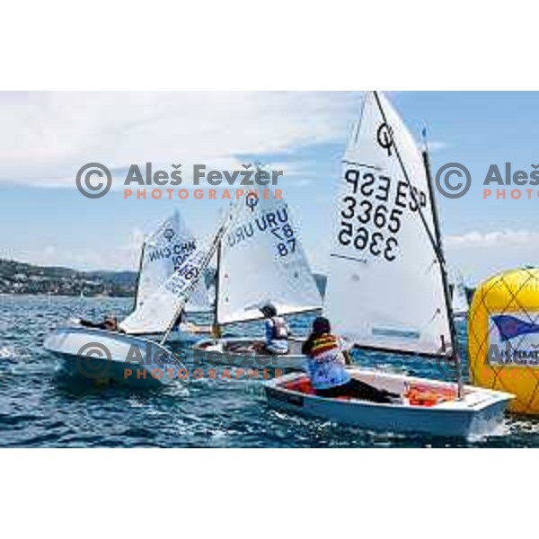 sailing competition at 2025 Optimist World Championship in Portoroz, Slovenia on July 3, 2025