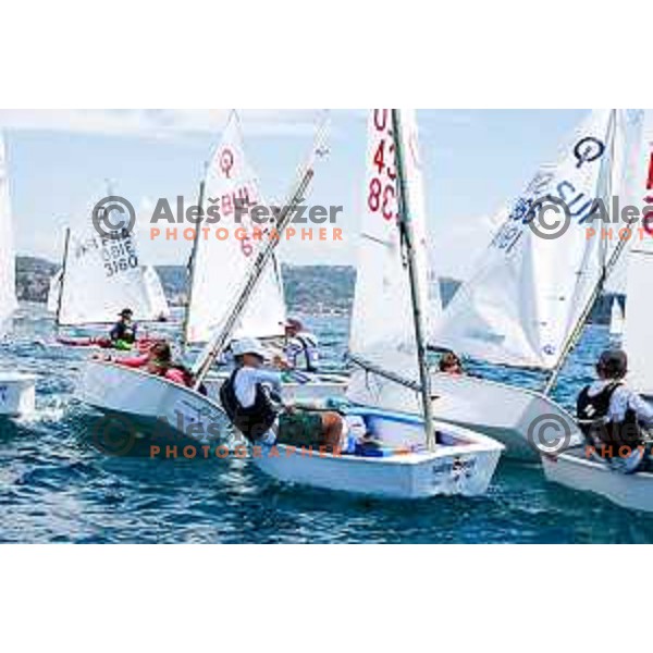 sailing competition at 2025 Optimist World Championship in Portoroz, Slovenia on July 3, 2025