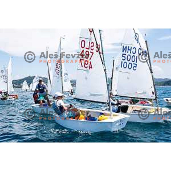 sailing competition at 2025 Optimist World Championship in Portoroz, Slovenia on July 3, 2025