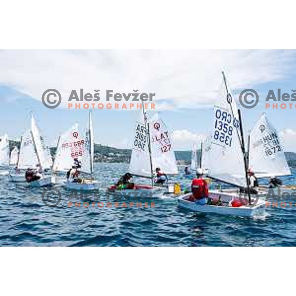 sailing competition at 2025 Optimist World Championship in Portoroz, Slovenia on July 3, 2025