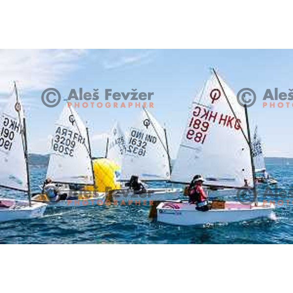 sailing competition at 2025 Optimist World Championship in Portoroz, Slovenia on July 3, 2025