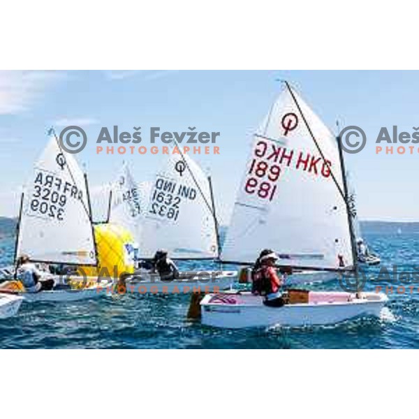 sailing competition at 2025 Optimist World Championship in Portoroz, Slovenia on July 3, 2025