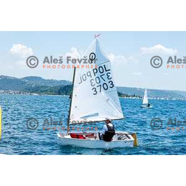 sailing competition at 2025 Optimist World Championship in Portoroz, Slovenia on July 3, 2025