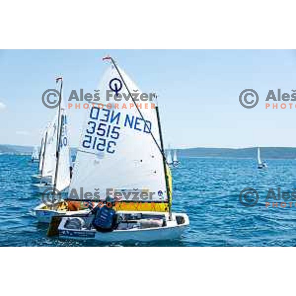 sailing competition at 2025 Optimist World Championship in Portoroz, Slovenia on July 3, 2025