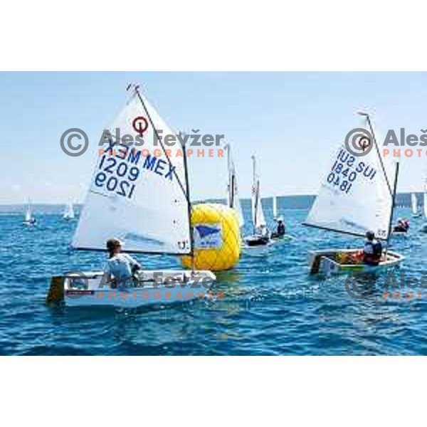 sailing competition at 2025 Optimist World Championship in Portoroz, Slovenia on July 3, 2025