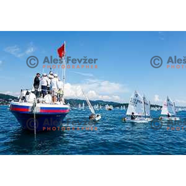 sailing competition at 2025 Optimist World Championship in Portoroz, Slovenia on July 3, 2025