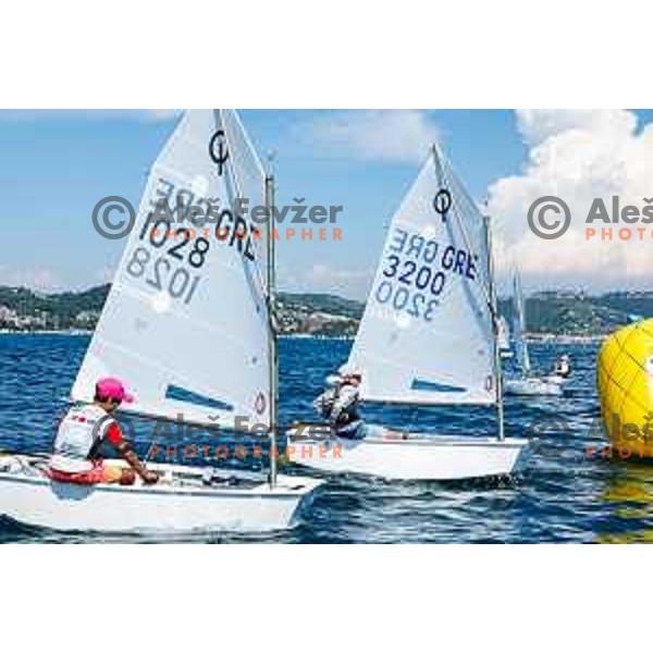 sailing competition at 2025 Optimist World Championship in Portoroz, Slovenia on July 3, 2025