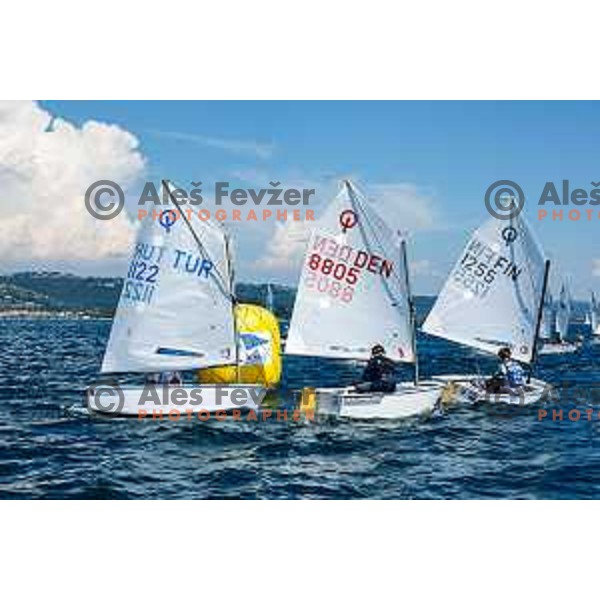 sailing competition at 2025 Optimist World Championship in Portoroz, Slovenia on July 3, 2025